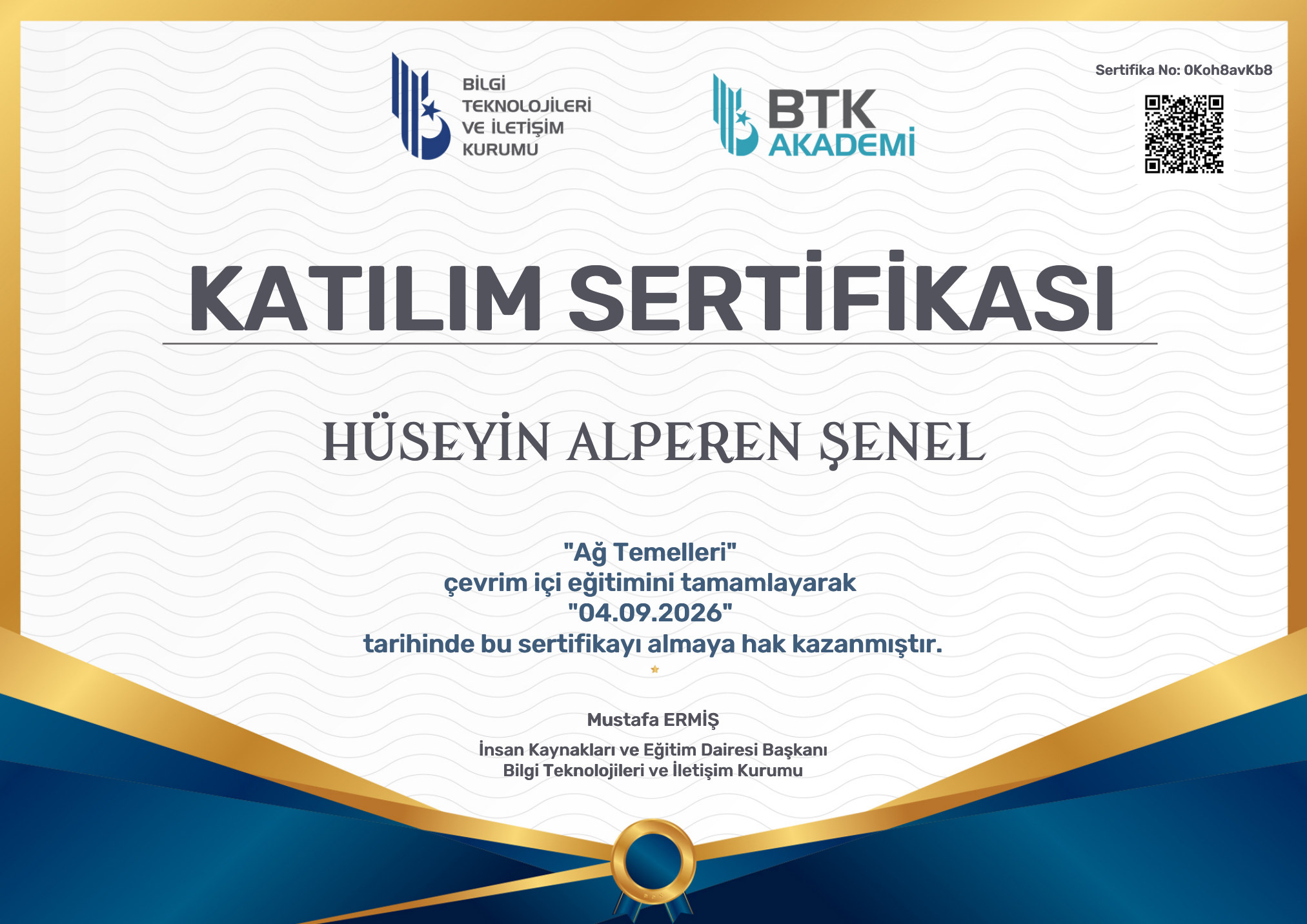 Ağ Temelleri sertifikası
